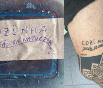 Brasileiro viraliza ao fazer tatuagem com cinzas do pai: 'Marcou a alma'