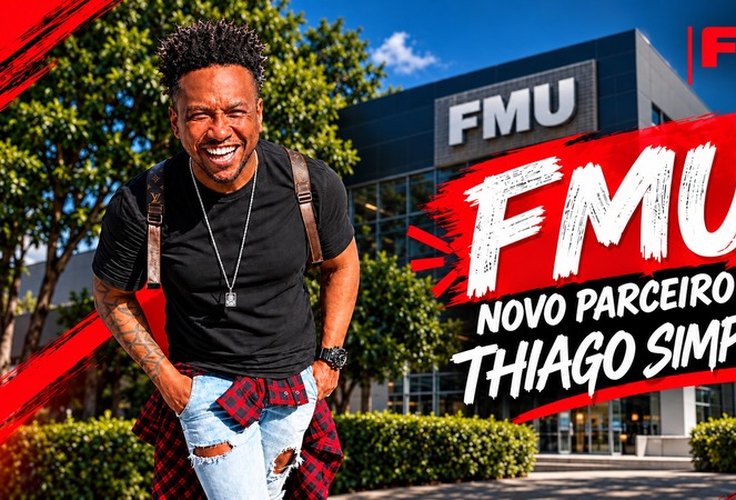 Apresentador Thiago Simpatia se torna parceiro da FMU em São Paulo