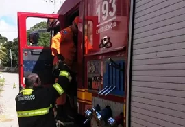 Carro e caminhonete colidem frontalmente, próximo à Mafrial, em Satuba