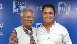 Vencedor do premio Nobel da Paz Muhammad Yunus encontra Adriano Ferreira e elogia o Diregente Nacional do MTC pela criação do Banco FUNPET