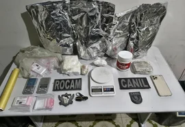 PM apreende armas e quase 22 quilos de drogas em AL