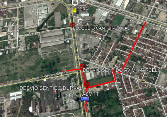 Confira as interdições no trânsito para este final de semana