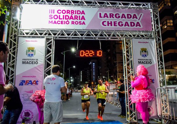 Inscrições para a Corrida Solidária Maceió Rosa já estão abertas