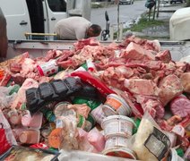 Vigilância apreende mais de 800 kg de alimentos impróprios no Vergel