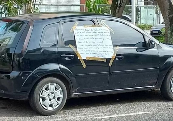 Viral: após cartaz em carro em Belém, mulher traída reencontra ex