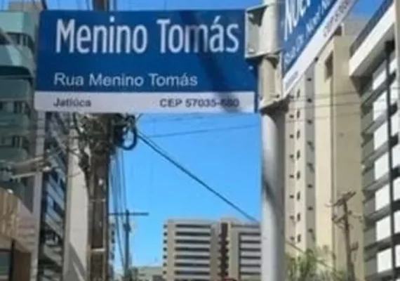 Rua Menino Tomás é inaugurada nesta sexta-feira