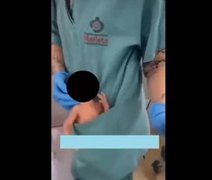 VÍDEO: Funcionária de hospital dança com recém-nascido no bolso e causa revolta na web