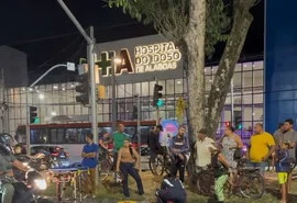 Idoso é atingido por moto ao atravessar avenida na parte alta de Maceió