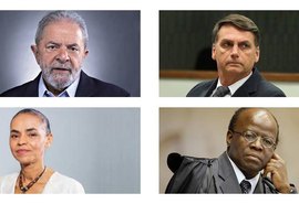 Sem Lula, Bolsonaro lidera e Joaquim empata com Marina em 2º, diz Veja