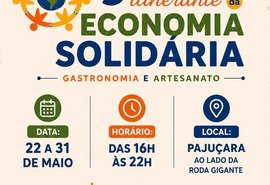 Artesanato: 9ª Feira Itinerante da Economia Solidária acontece na Pajuçara