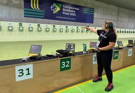 Governo de Alagoas garante apoio a 10 atletas no Brasileiro de Tiro Esportivo