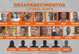 Desaparecimentos na Rota dos Milagres chegam a 21 casos desde 2024 em Alagoas