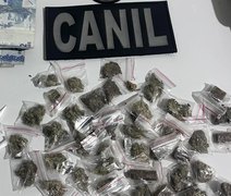 Homem descarta sacola com drogas durante perseguição policial e acaba preso