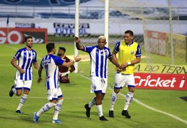 Yago foi destaque do CSA em partida contra Sampaio