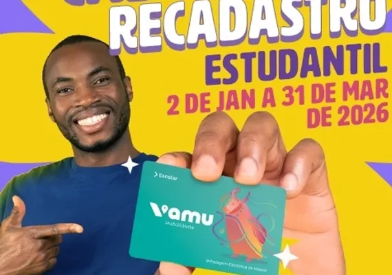 Em Maceió, Vamu Mobilidade inicia cadastro e recadastro do cartão escolar para 2026