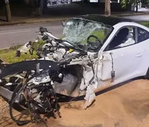 Acidente com veículo Porsche a 250 km/h deixa 1 morto e outro ferido