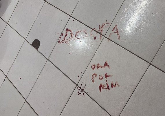 Igreja é furtada 2 vezes e suspeito deixa recado com sangue em Maceió