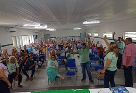 Greve geral: Trabalhadores da educação de Rio Largo paralisam atividades nesta segunda-feira (26)