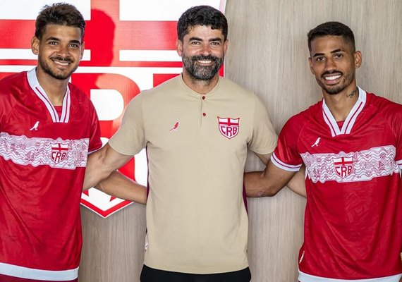 Hereda e João Neto são apresentados oficialmente pelo CRB