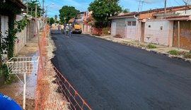 Ruas da Santa Lúcia recebem obras de pavimentação