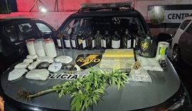 Operação da PM prende líder do tráfico em Marechal Deodoro com drogas e armas