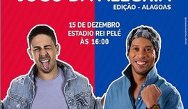 Jogo da Alegria: Encontro beneficente reune Carlinhos Maia e Ronaldinho Gaúcho