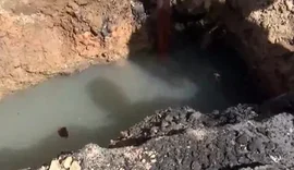 Cratera em via movimentada trava trânsito no Tabuleiro