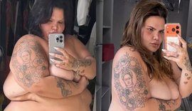 Thais Carla fica nua e mostra transformação após perder 85 kg