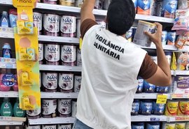 Vigilância Sanitária fiscaliza leites infantis com risco de contaminação em Maceió