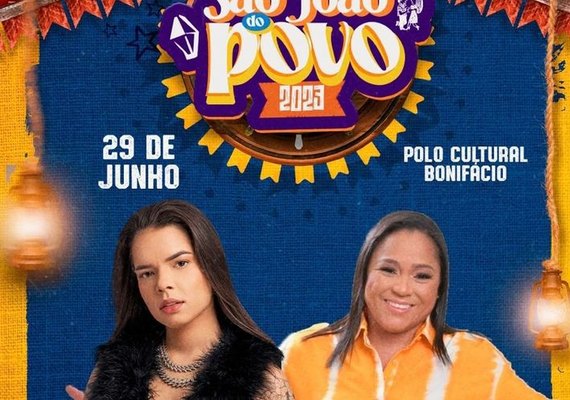 Raquel dos Teclados e Maria Clara encerram São João do Povo em Bonifácio nesta quinta (29)