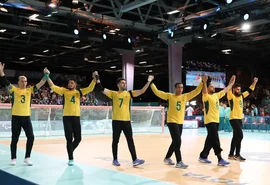 Seleção masculina de goalball garante medalha de bronze em Paris