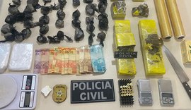 Jovem de 22 anos é preso por tráfico de drogas e posse ilegal de munição