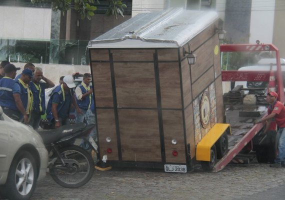 Justiça determinou a apreensão de food trucks irregulares